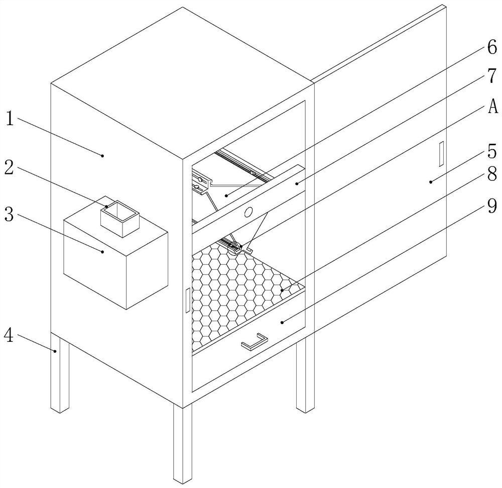 A shot blasting device for the production and processing of aluminum alloy castings