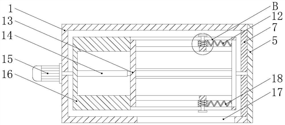 A shot blasting device for the production and processing of aluminum alloy castings