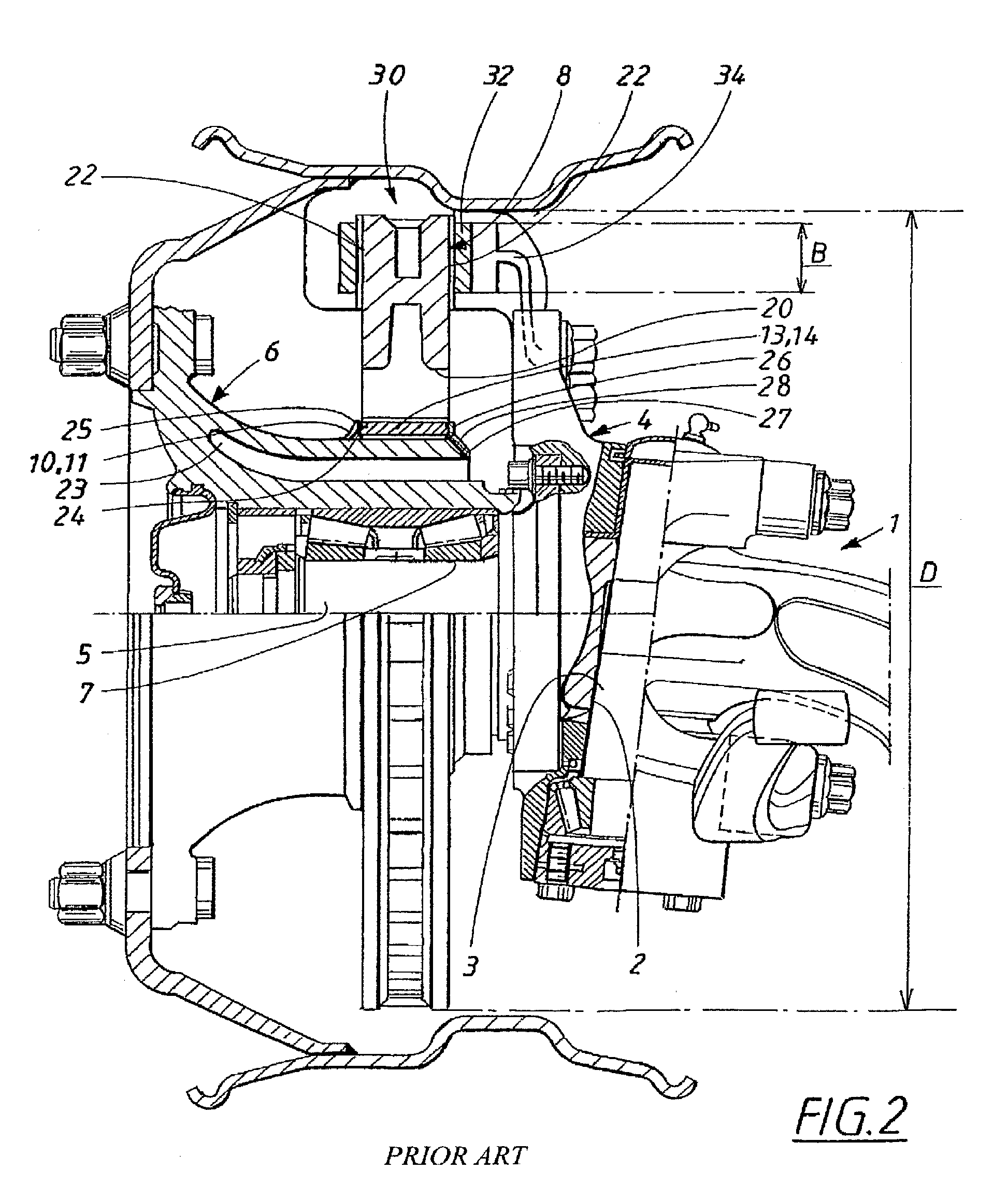 Disc brake for a heavy truck and a vehicle including such a disc brake