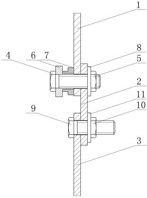 An analog measurement device and measurement method for static friction coefficient of galvanized steel plate of iron tower