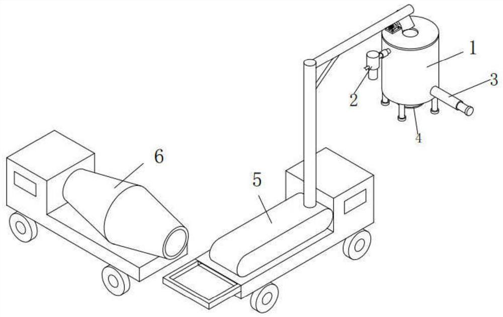 Self-compacting concrete construction system and construction method