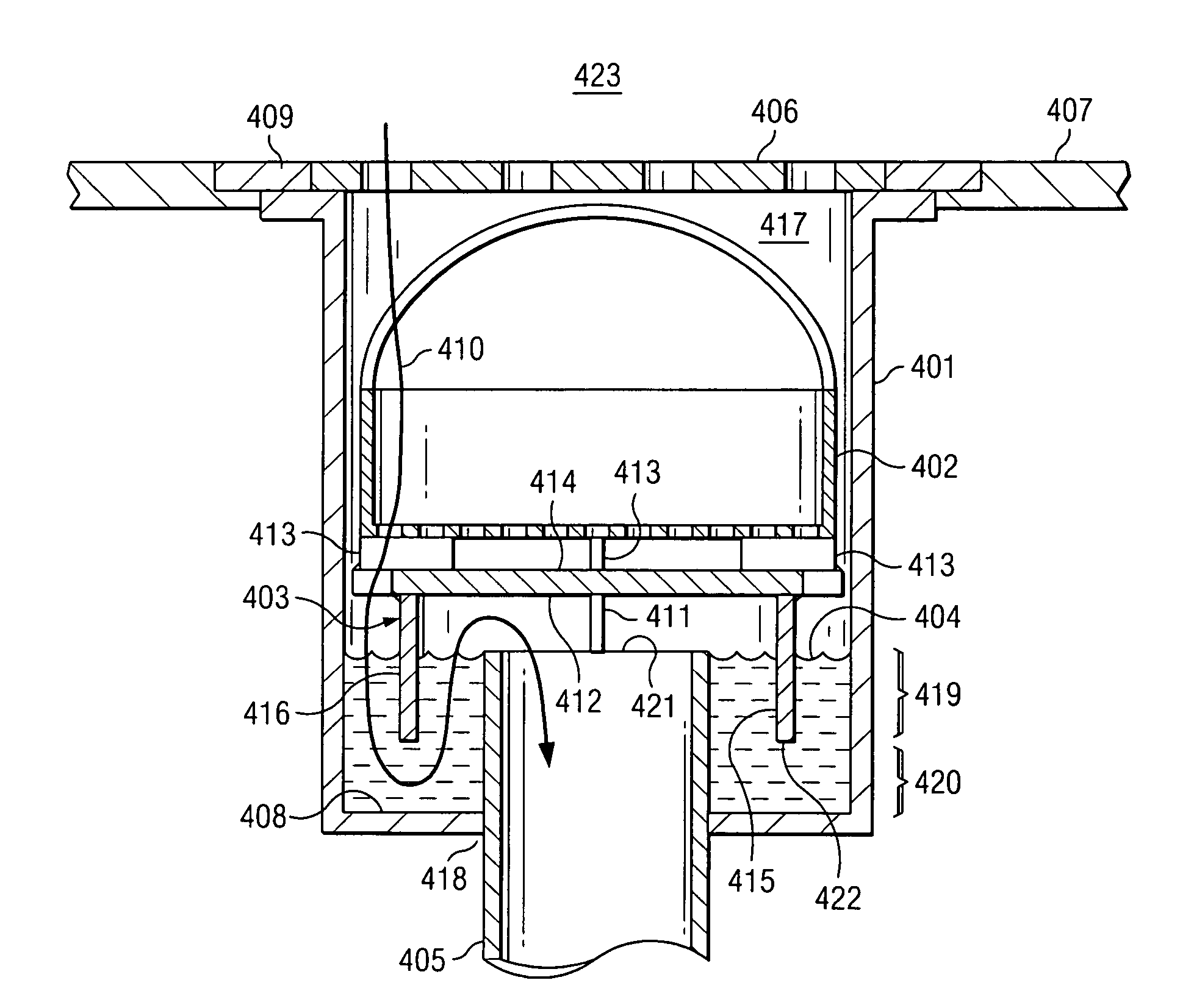 Floor drain with built-in sediment trap and removable gas trap