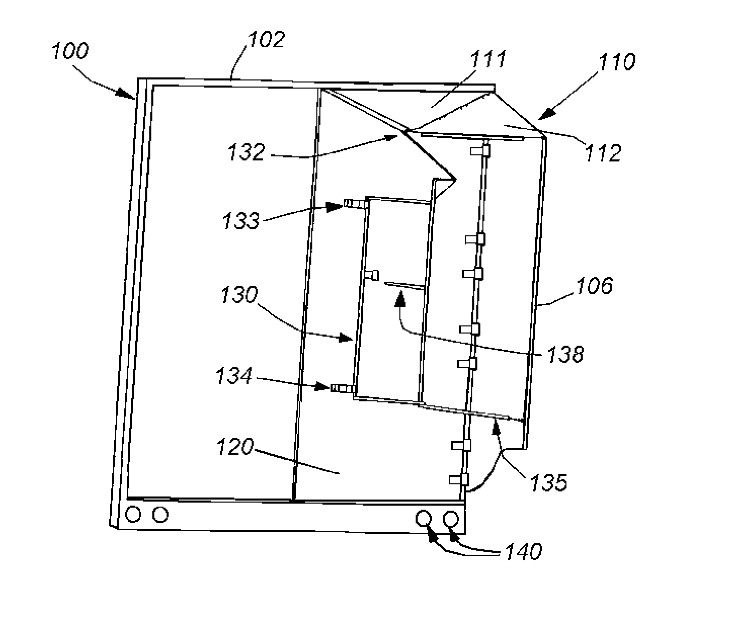 Rear-mounted aerodynamic structures for cargo bodies