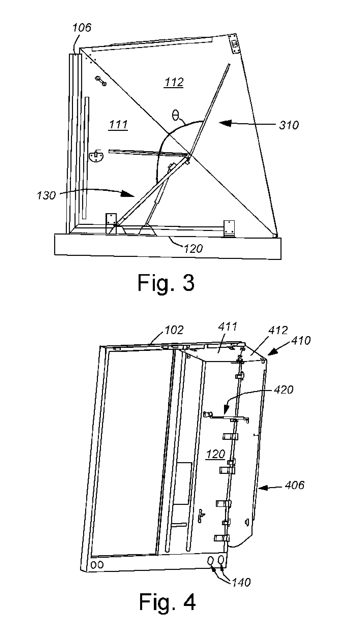 Rear-mounted aerodynamic structures for cargo bodies