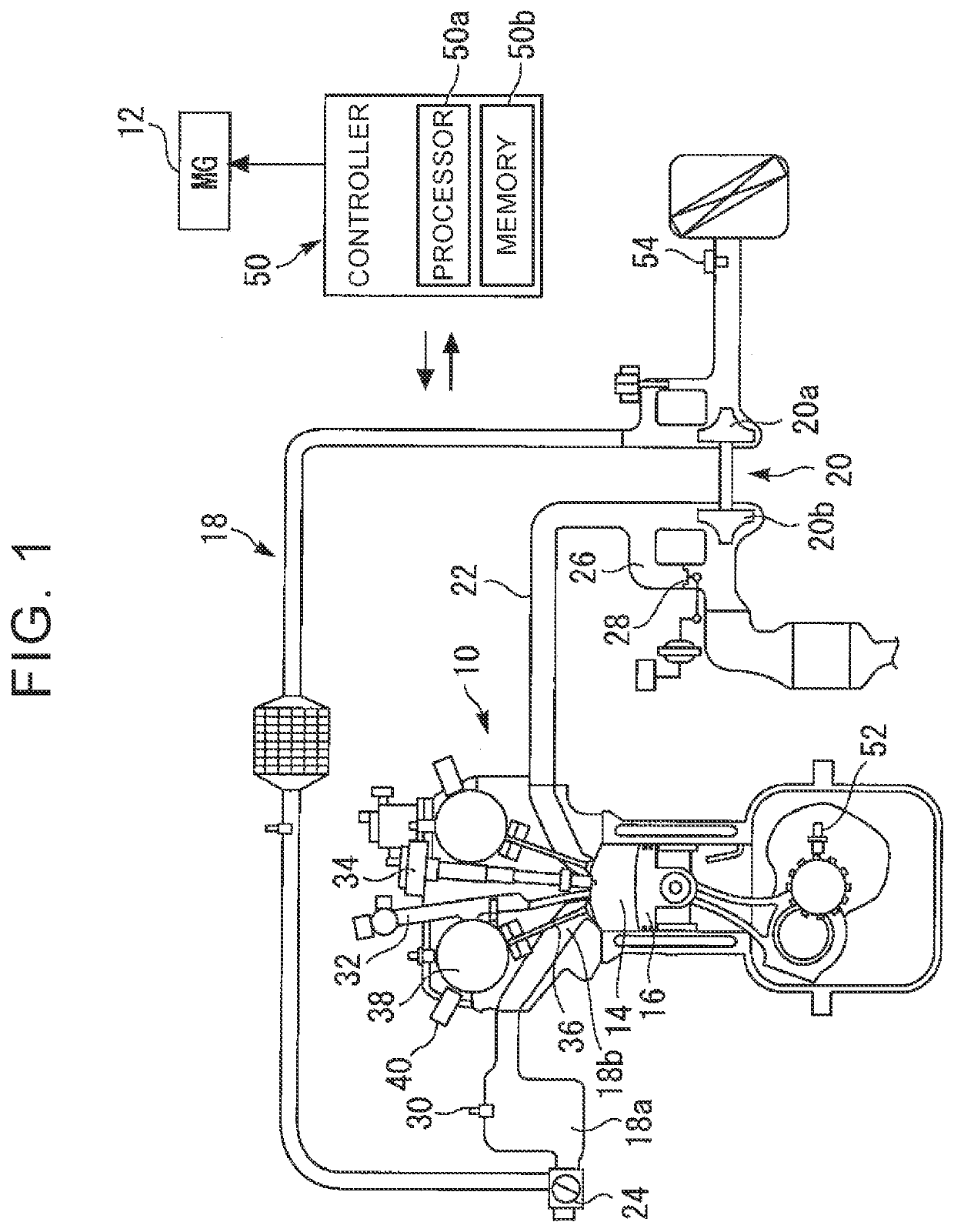Control system of miller cycle engine and method of controlling miller cycle engine