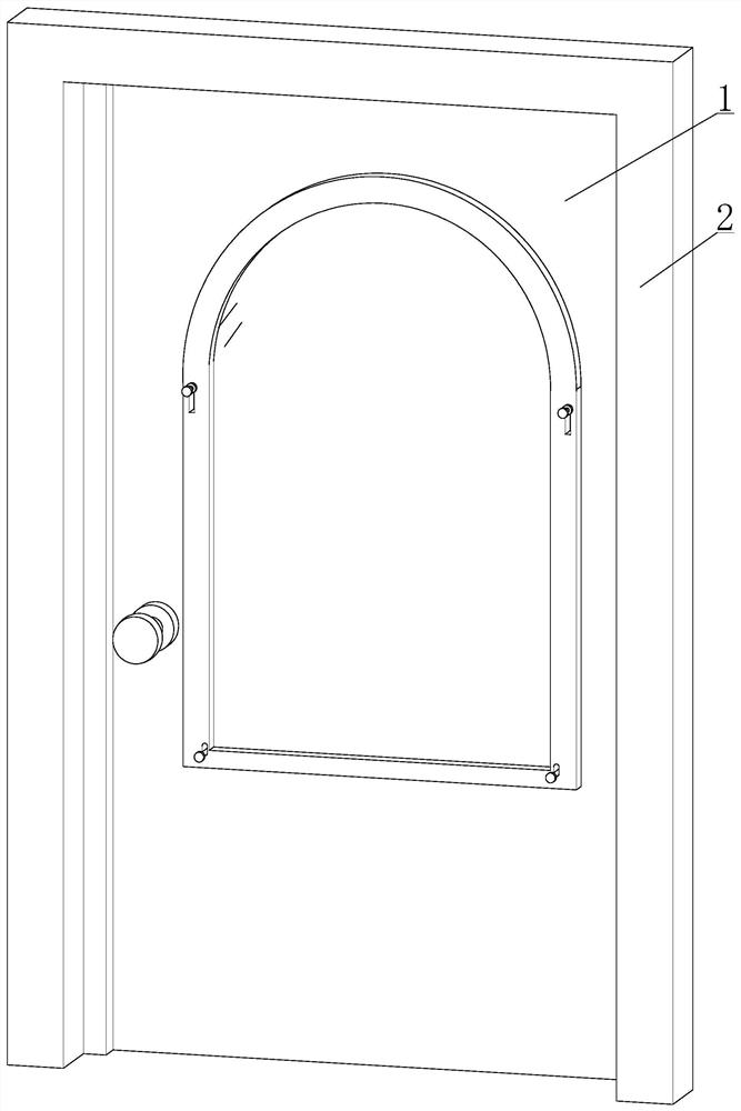 Soundproof push-pull wooden door convenient to assemble and disassemble