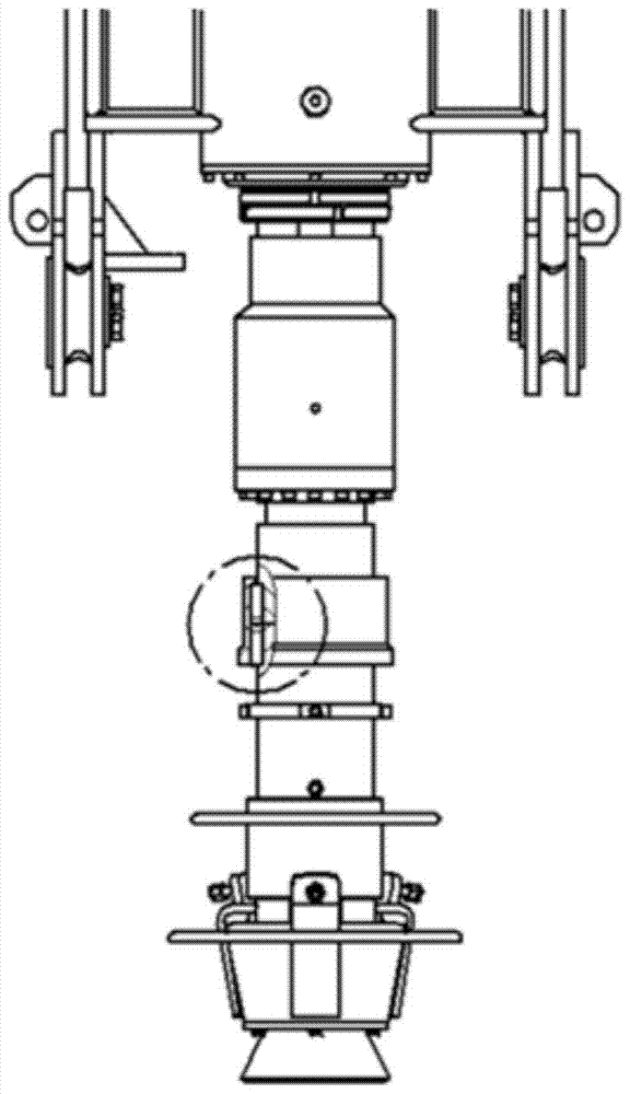 Torque-transferable self-sealing drilling tool lifting device