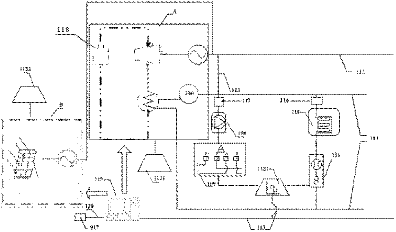 Combined refrigeration system by fuel gas combined cycle and solar power generation and scheduling method thereof