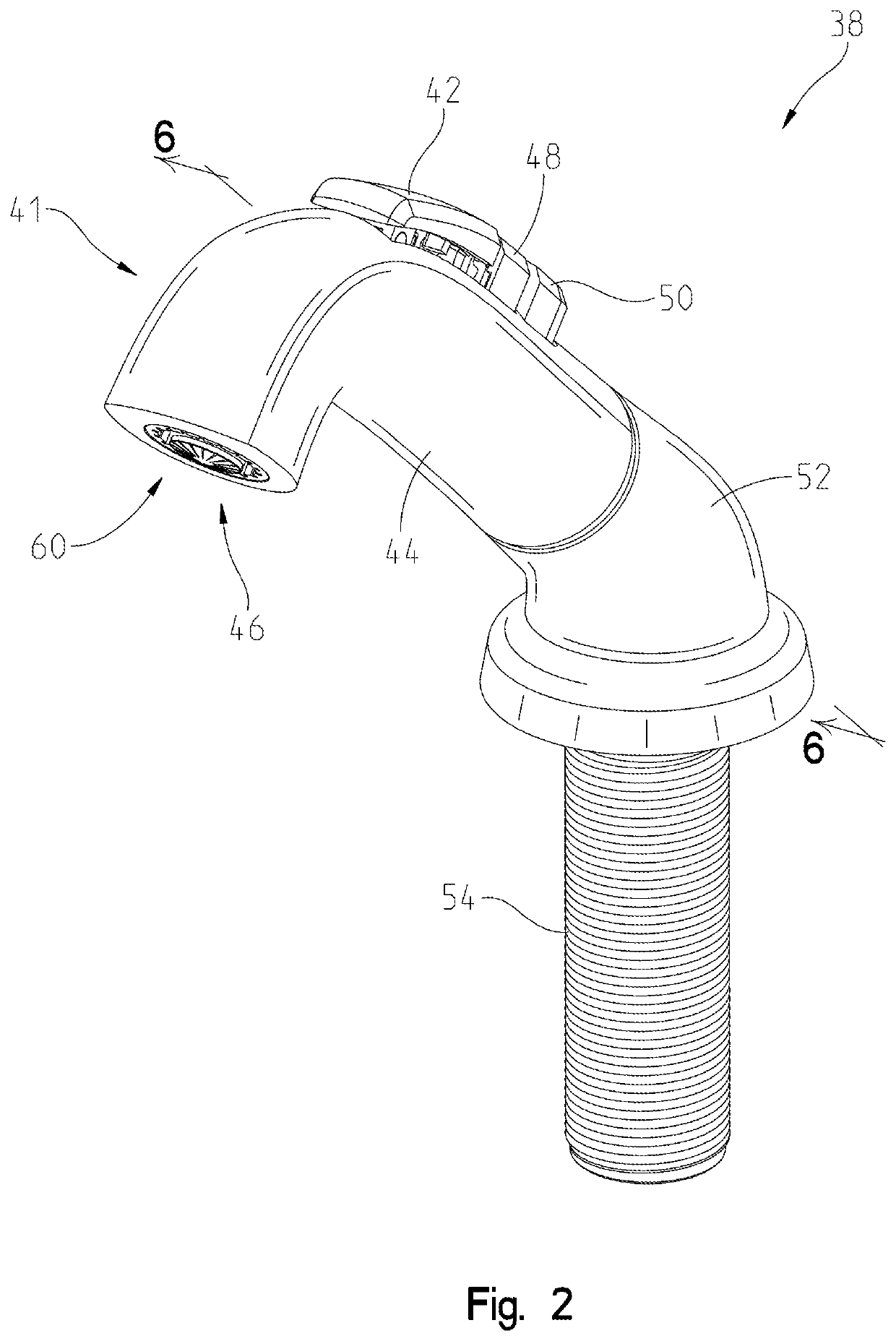 Locking side sprayer