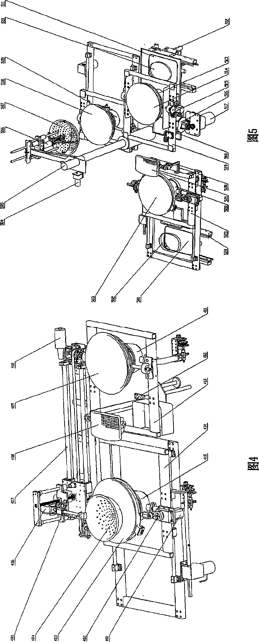 Automatic and semi-automatic cooking system and cooking method