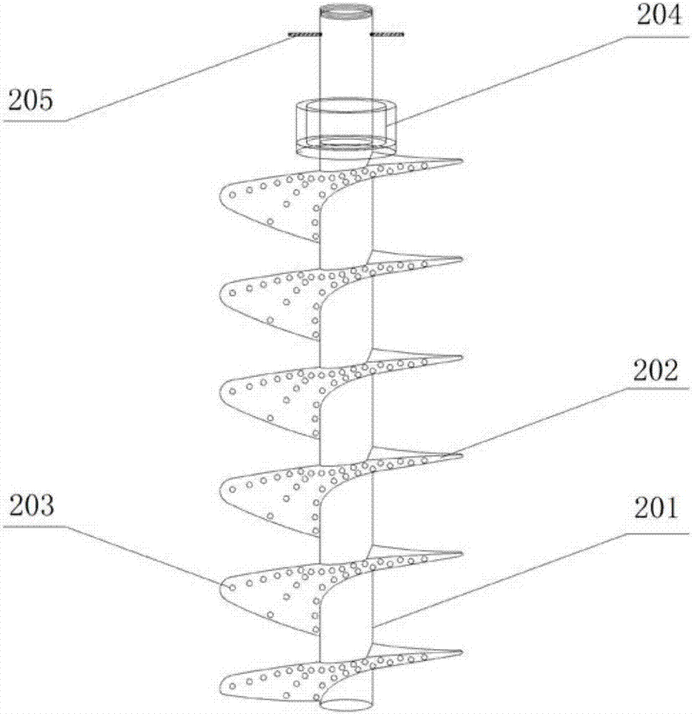 Rotary excavating and liquid injecting planting system and method for desertification control