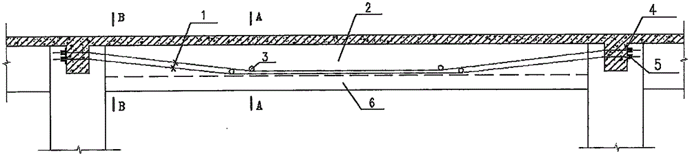 Technology for reduction of beam section height by use of unbonded steel strand prestress