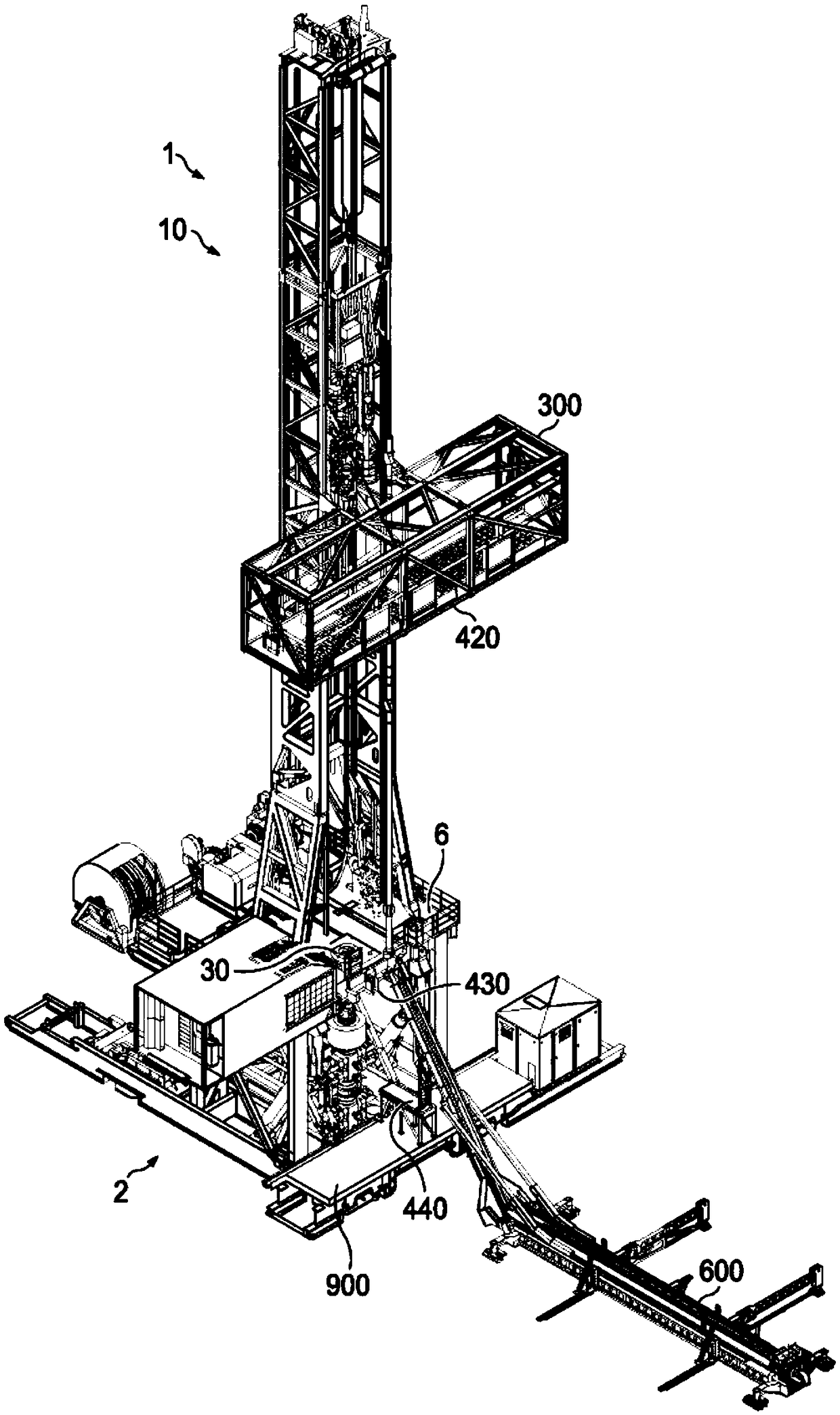 High trip rate drilling rig