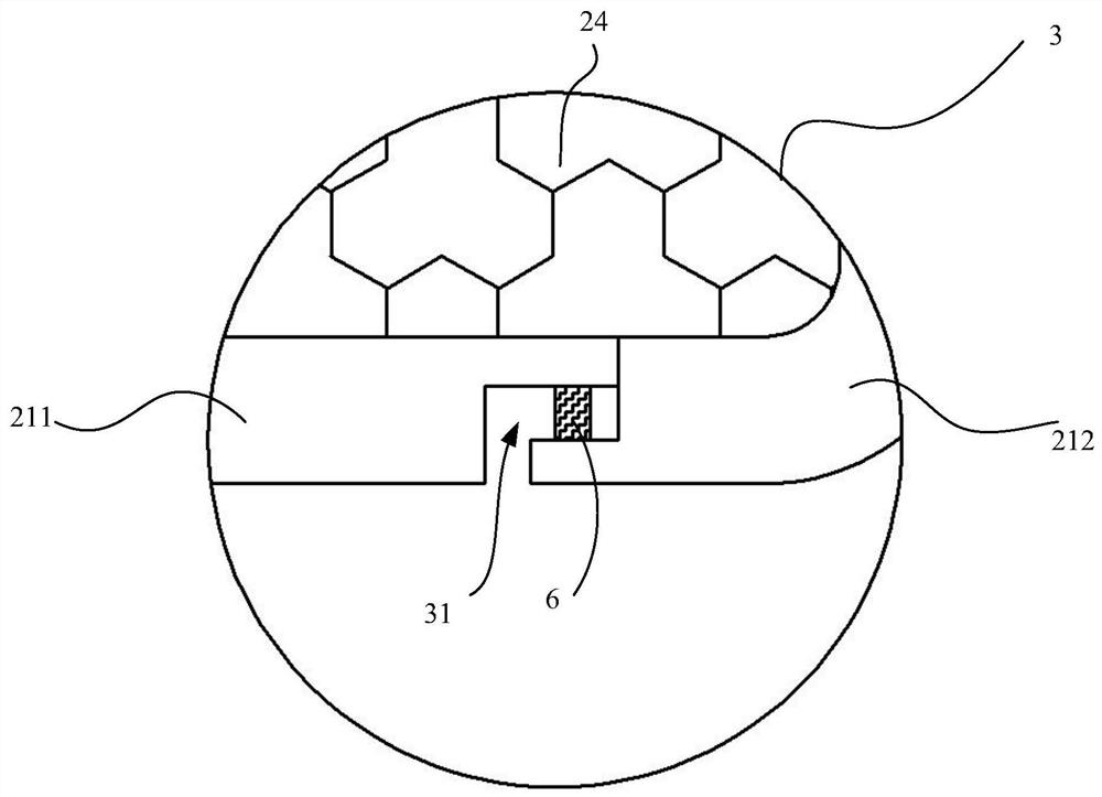 A guide tube and crystal pulling furnace