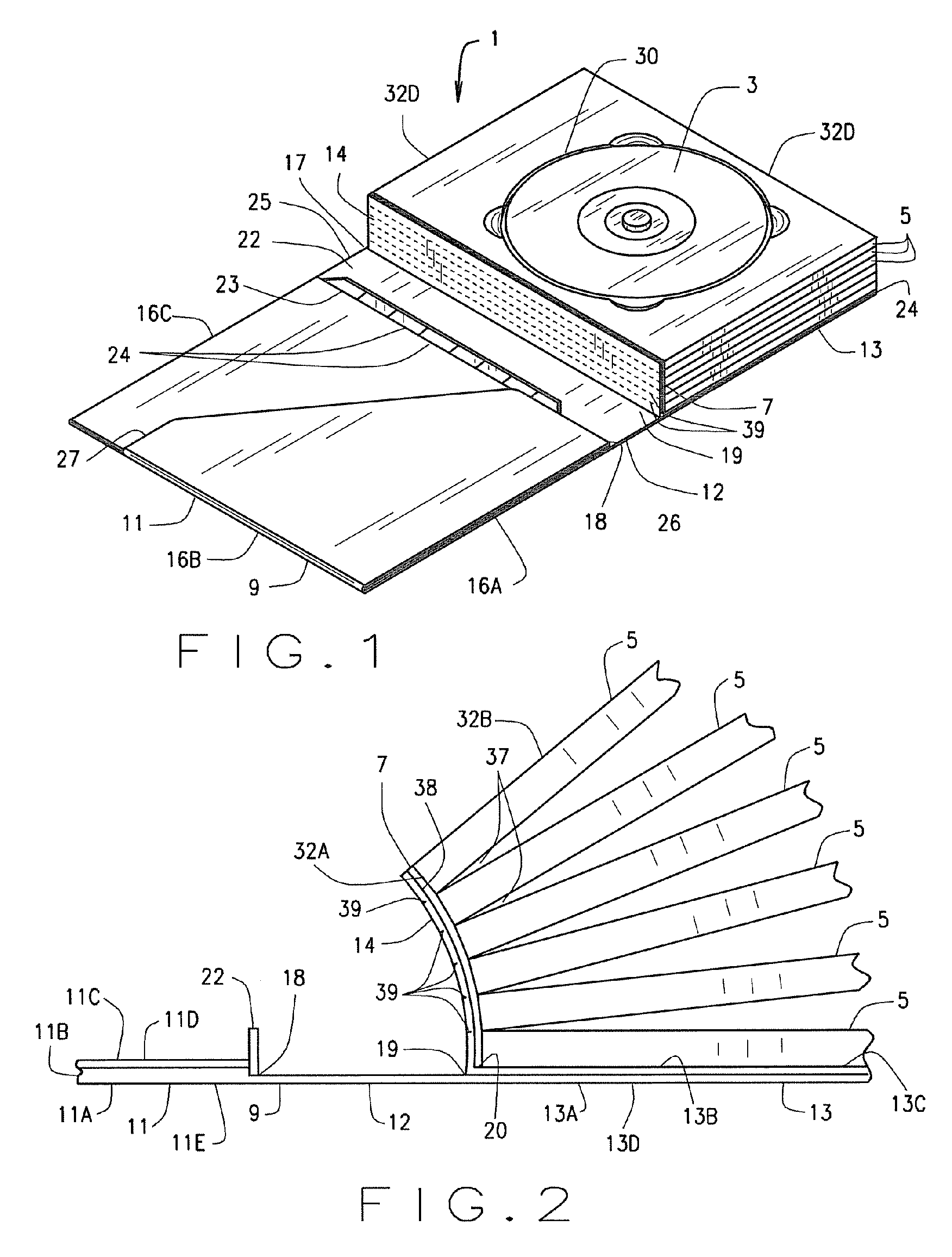 Memory media carrier and method of manufacture