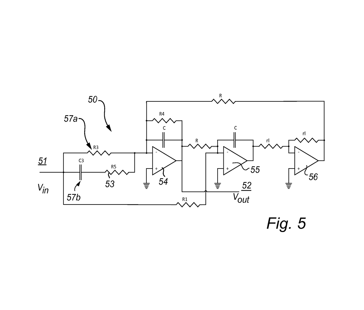 Self-oscillating amplifier with high order loop filter