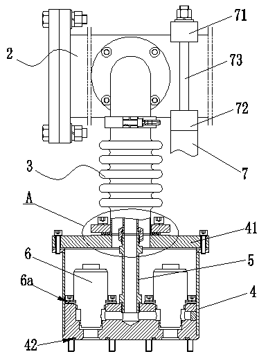 Air intake structure of a dual-fuel engine