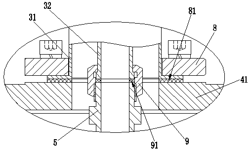 Air intake structure of a dual-fuel engine