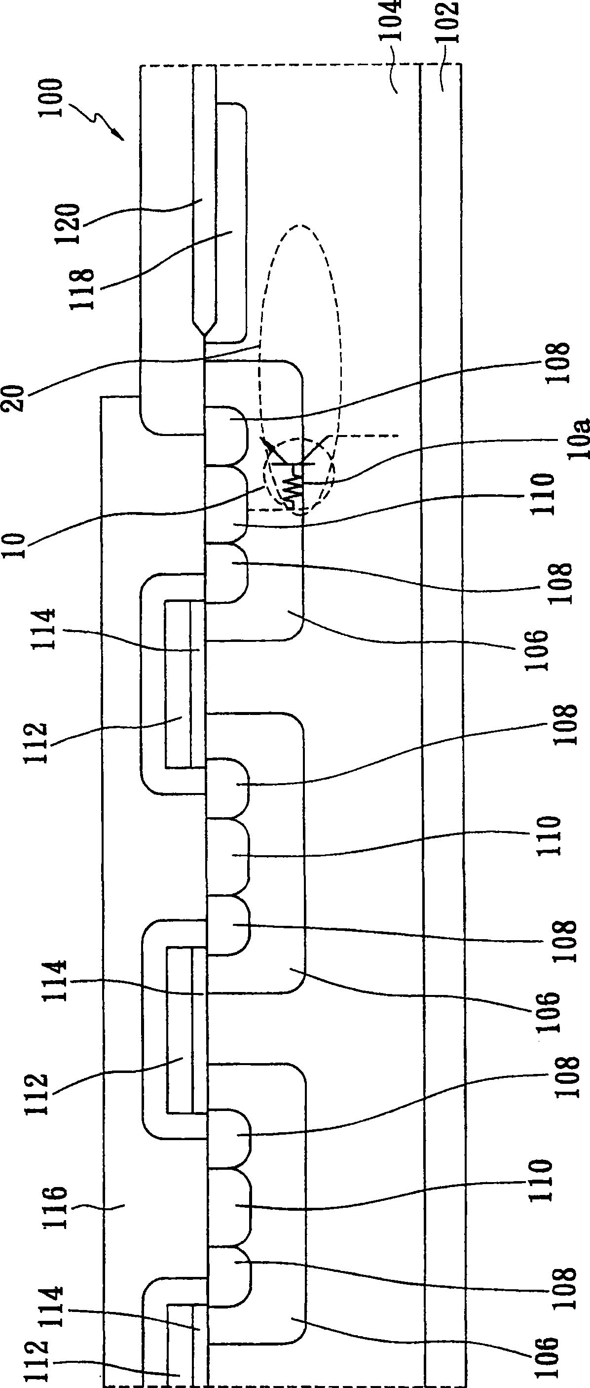 Transistor structure with breakdown protection