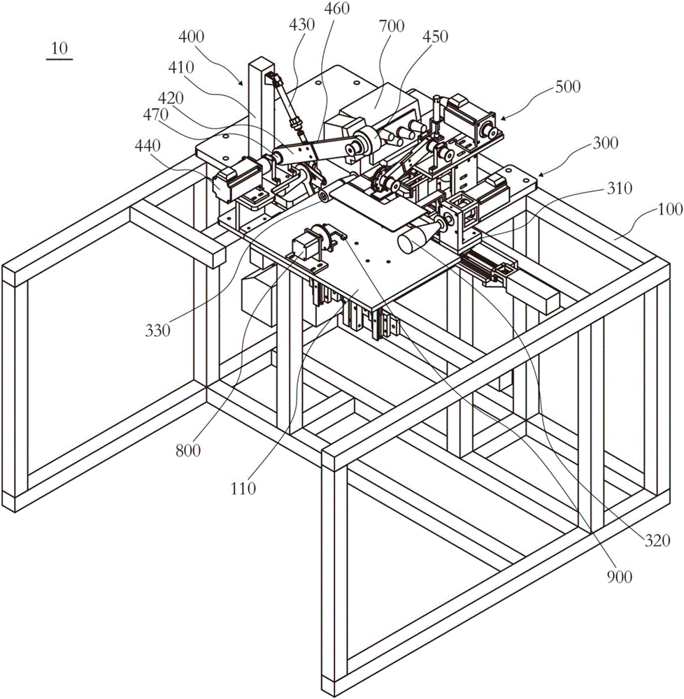 Edge control device for cut parts