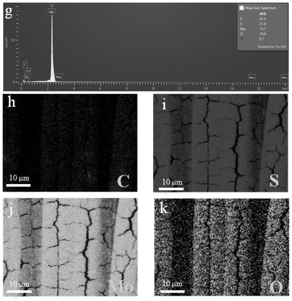 Flexible molybdenum disulfide/activated carbon cloth composite material, preparation method thereof, and application of composite material in flexible supercapacitor