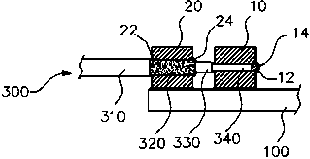 Metal terminal block adapted for surface mounting and method of mounting the same