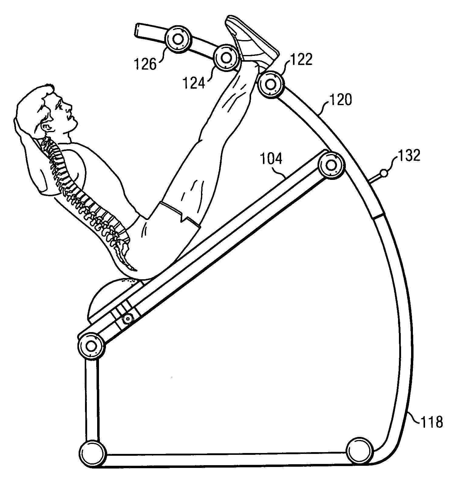 Abdominal exercising apparatus and method