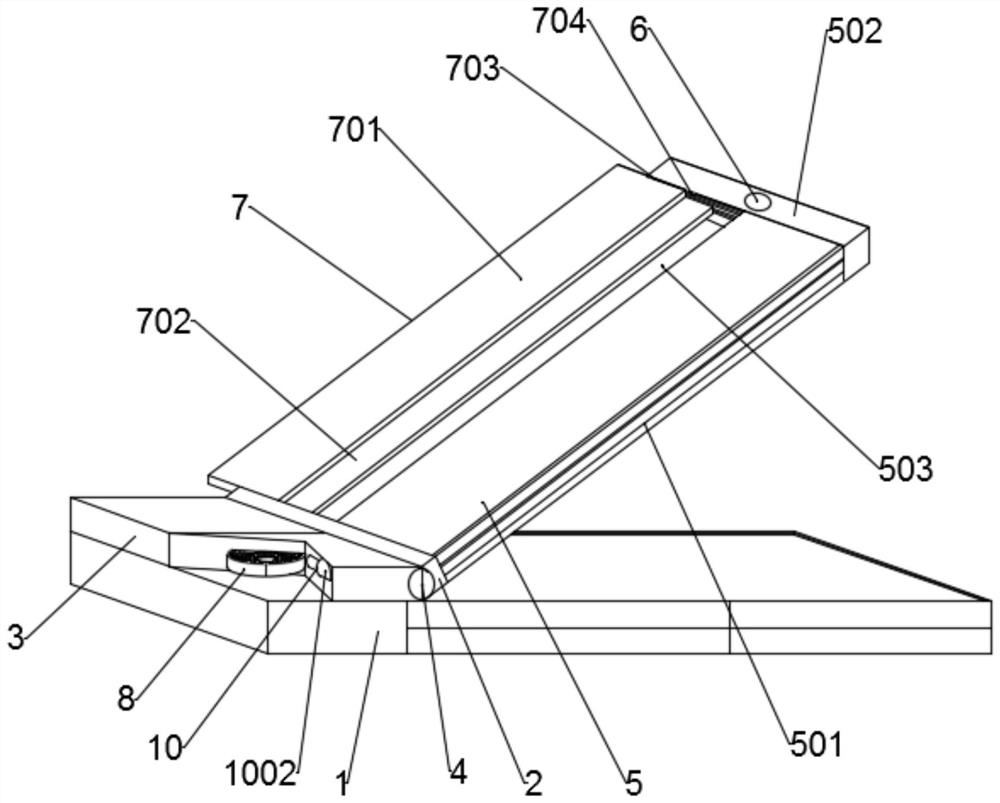 A portable solar charging treasure with multiple folding surfaces and its charging method