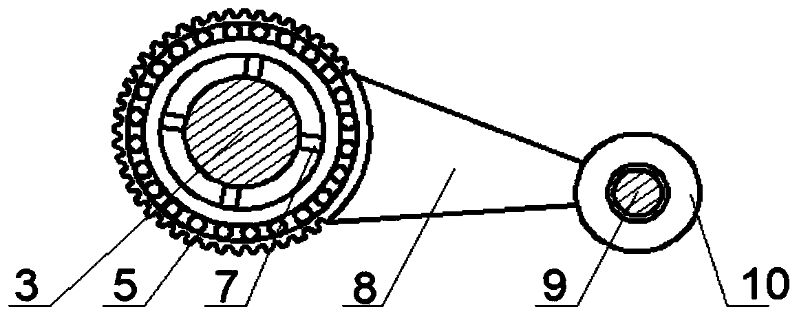 A device and control method for automatically distributing braking force of a trailer-type caravan