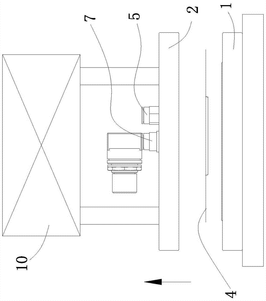 Aluminum plastic film shell forming device and using method thereof