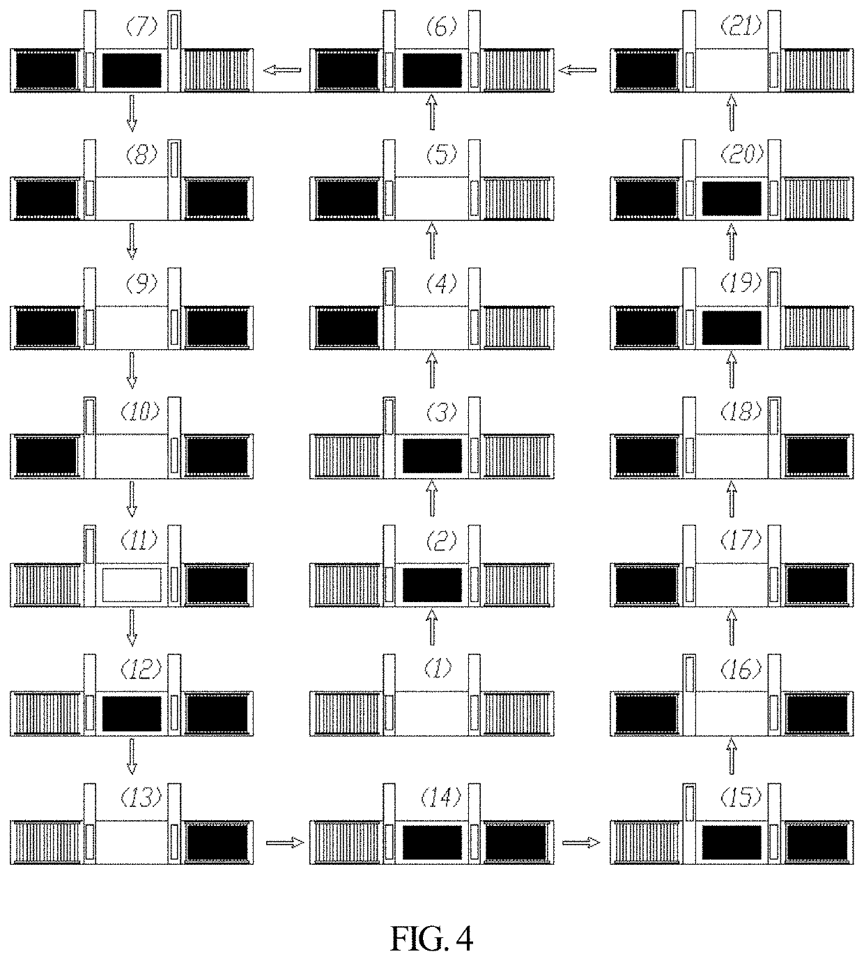 Hfcvd device used for continuous preparation of diamond thin film, and coating method thereof