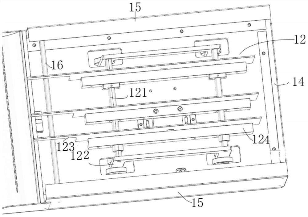 Electrical component material conveying device