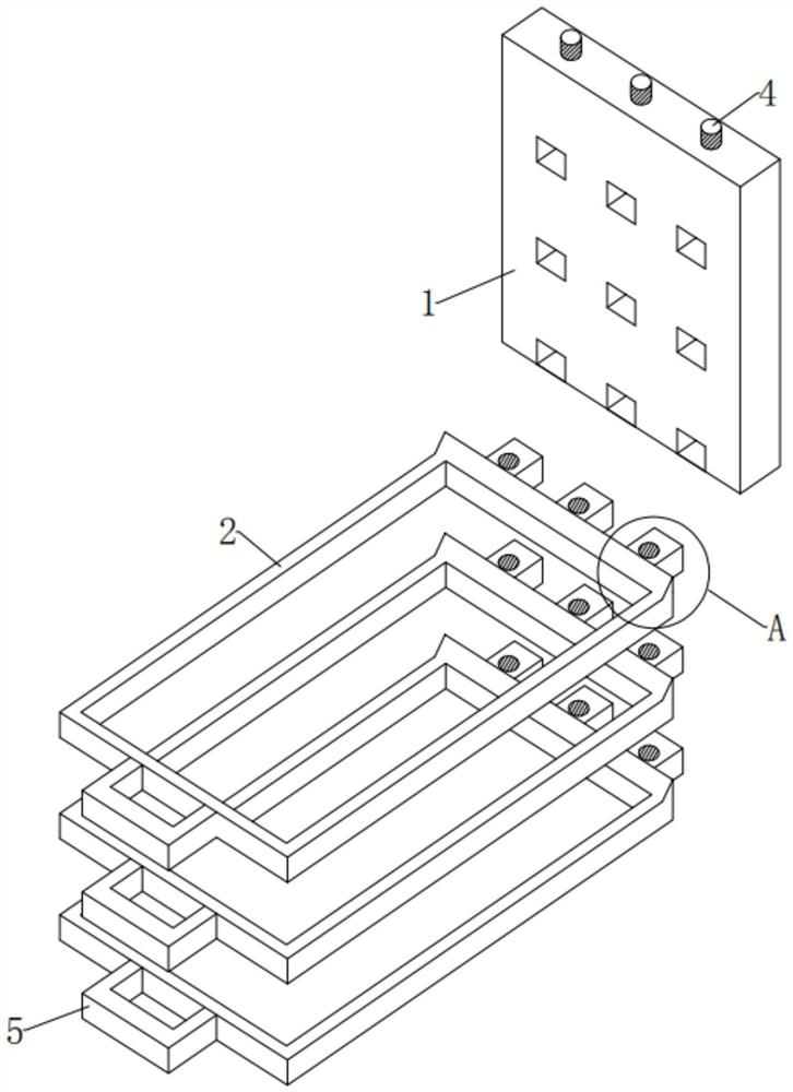 Detachable positioning device on logistics supply chain