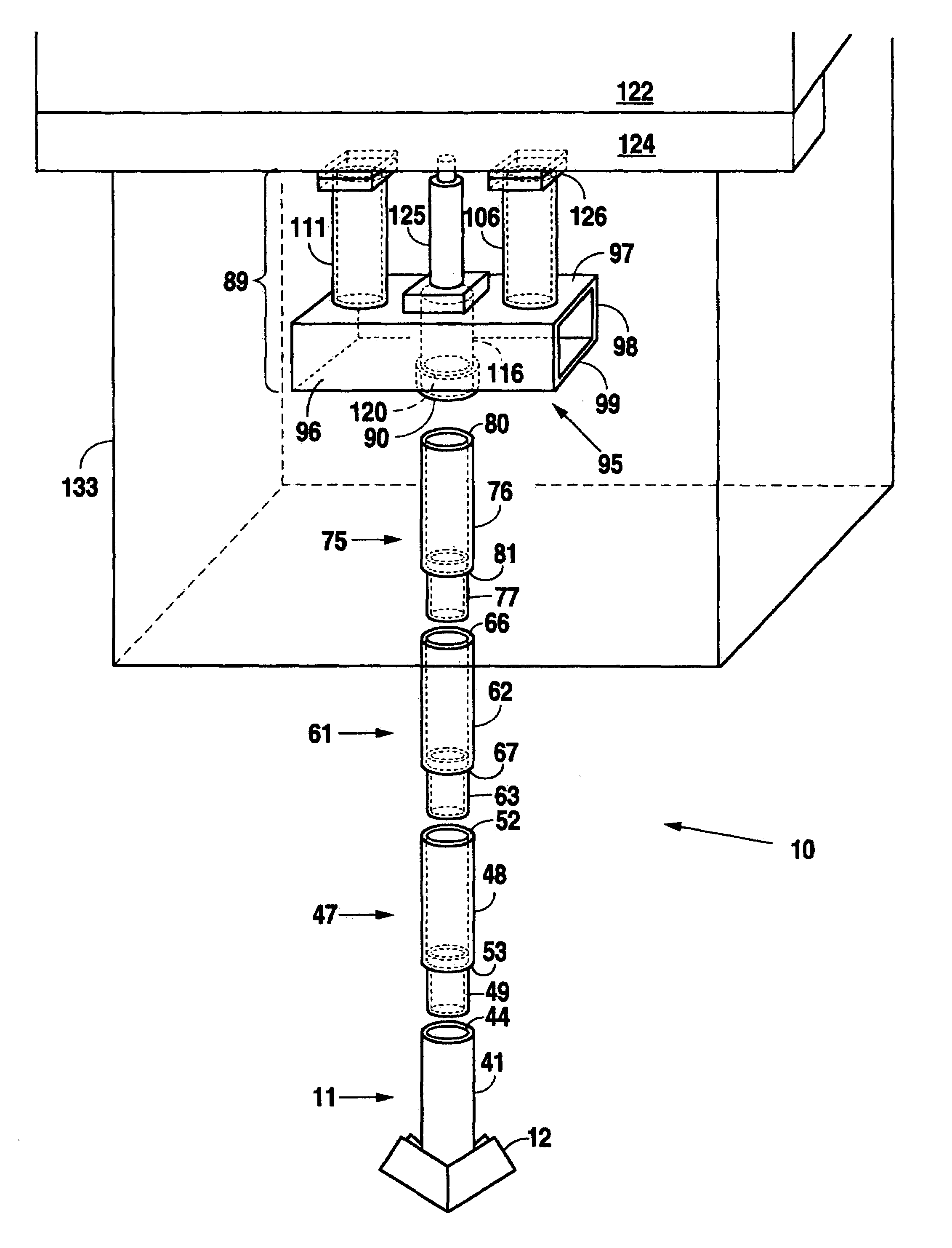 Method and apparatus for raising, leveling, and supporting displaced foundation allowing for readjustment after installation