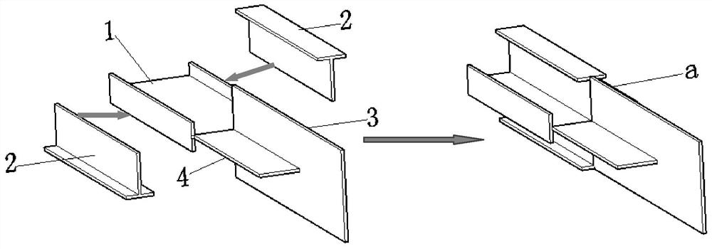 A method for making a cross transformer box-shaped node