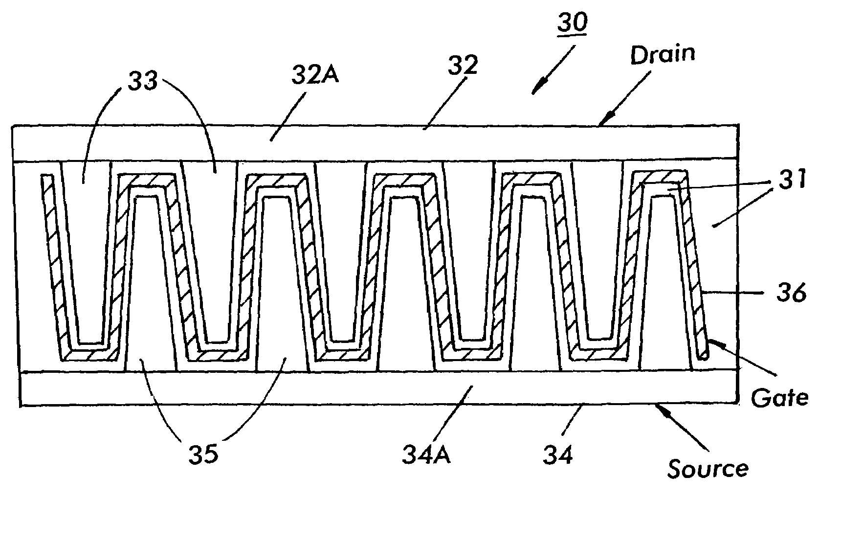 III-nitride device with improved layout geometry