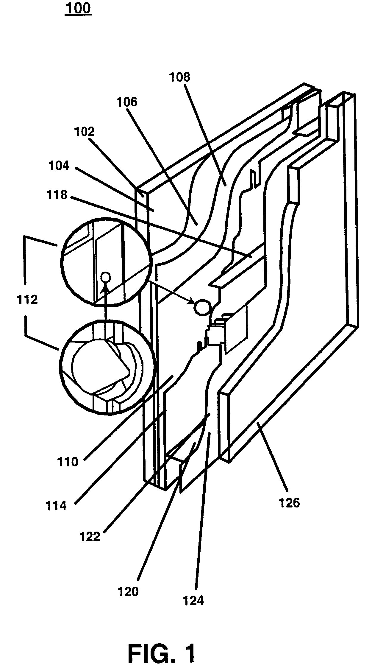 Method of patterning wall and phosphor well matrix utilizing glass