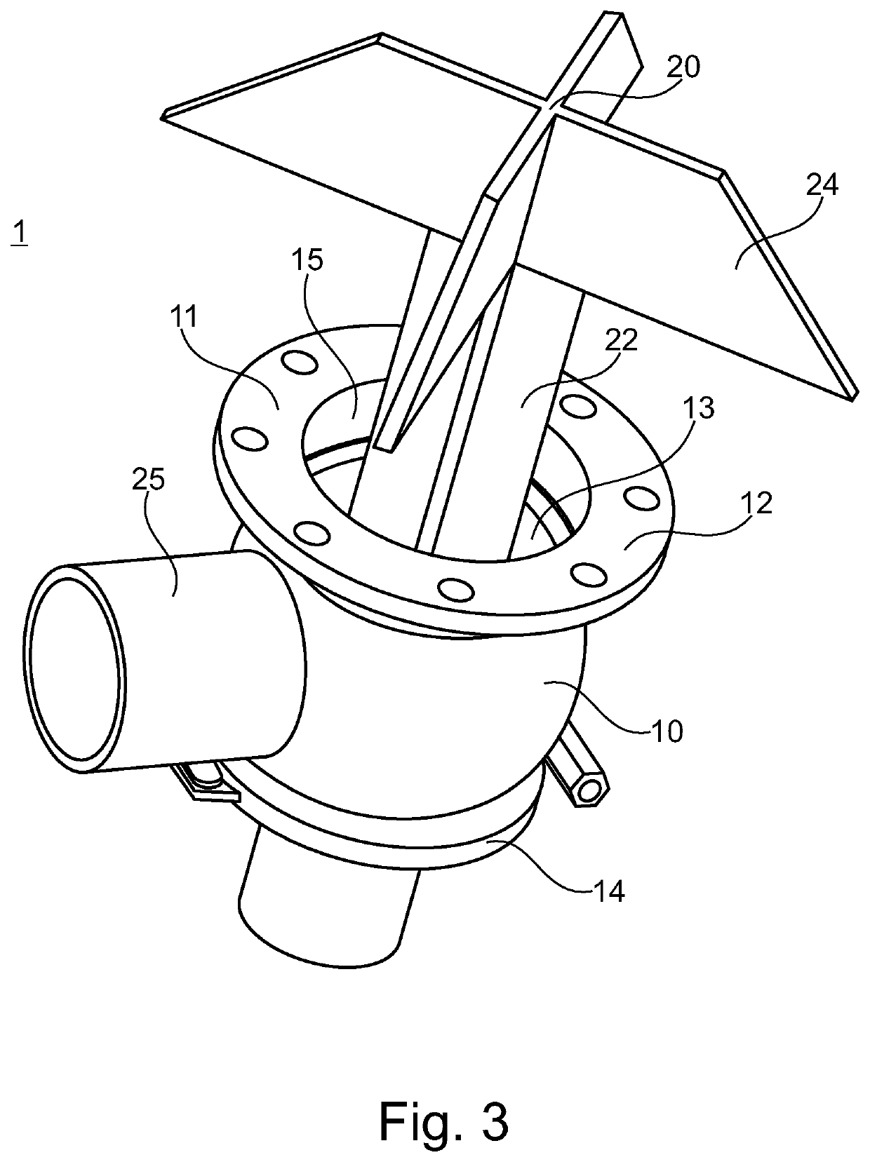 Tank outlet having a vortex breaker and method for mounting a vortex breaker on the tank outlet of a tank