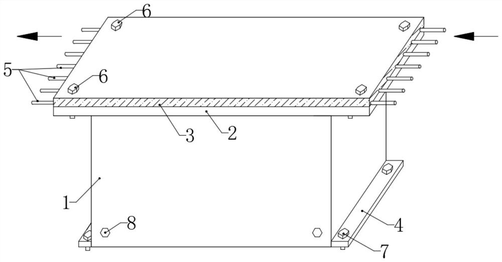 A cable bracket for computer network engineering construction wiring