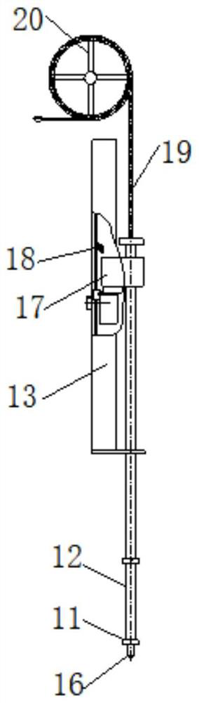 Telescopic in-furnace denitration device arranged at top of boiler