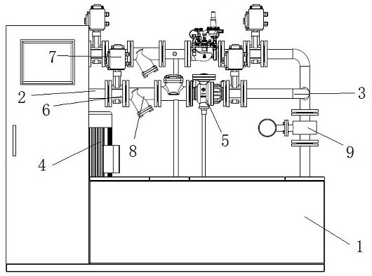 Valve testing device and testing method