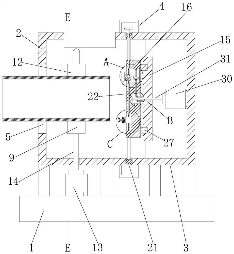 Natural gas pipeline cut-off notch polishing equipment