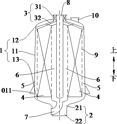 Oxygen production adsorption tower