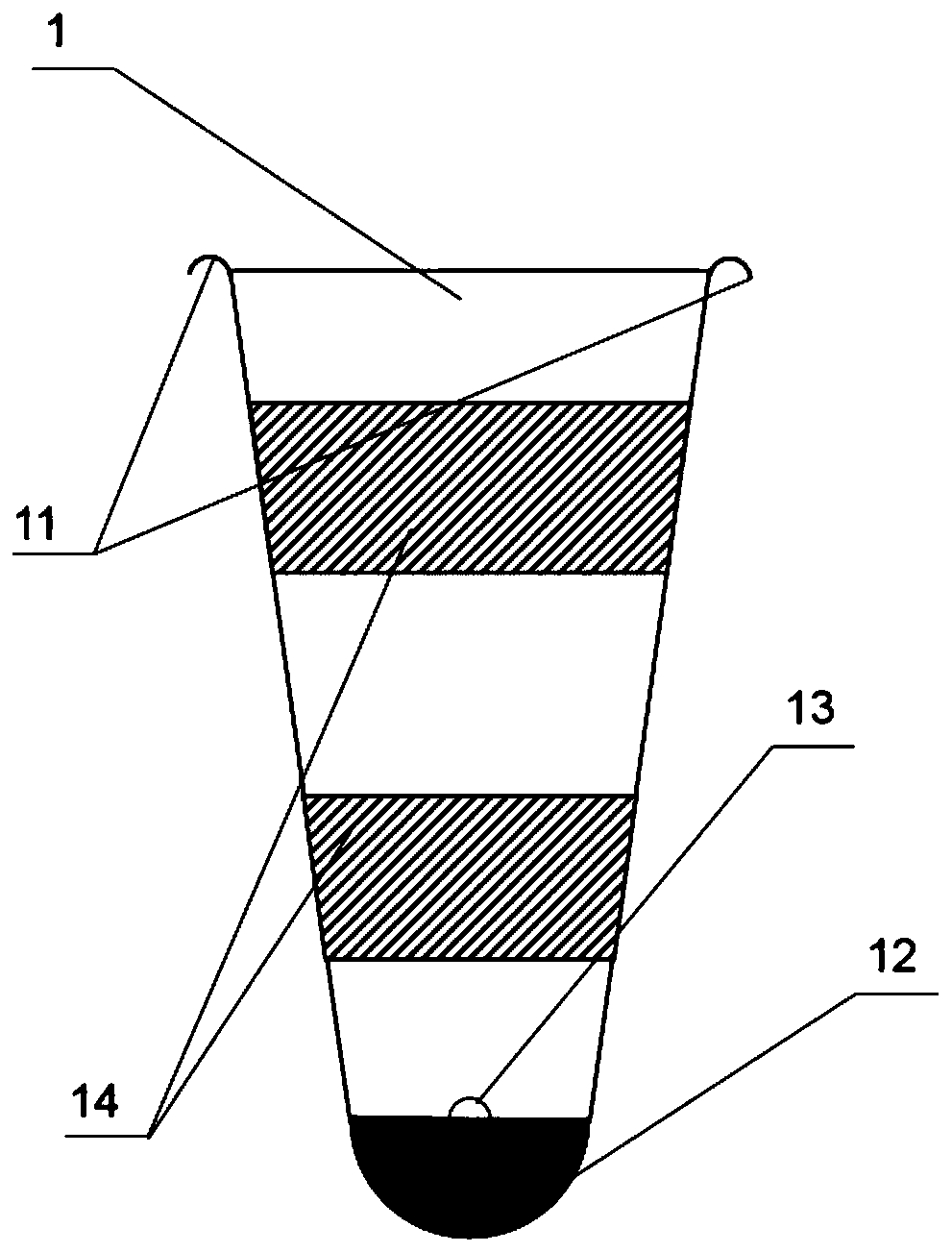 Novel traffic cone and collecting and placing system thereof