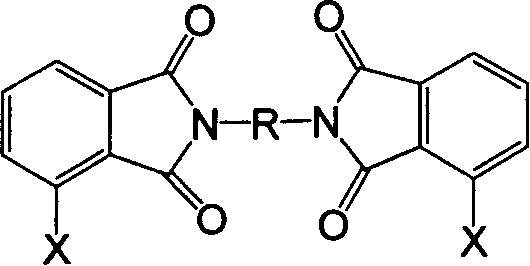 Method for preparing polyether imide copolymer by bisubstituted compound and bisphenol