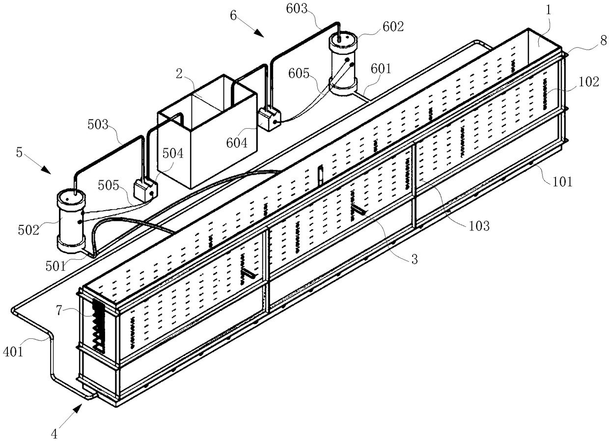 Irrigation and drainage integrated farmland underground pipe simulation device and method for determining underground pipe combinations