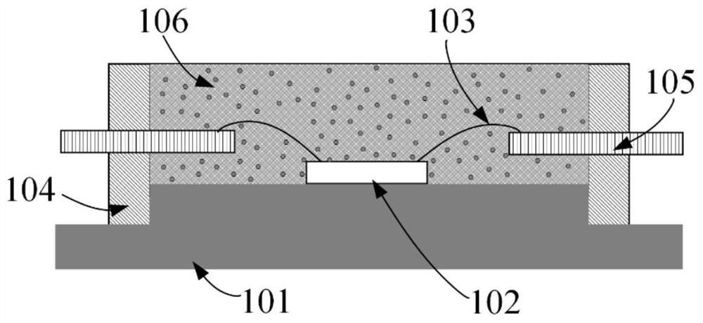 Three-dimensional high-thermal-conductivity white light LED and production method thereof