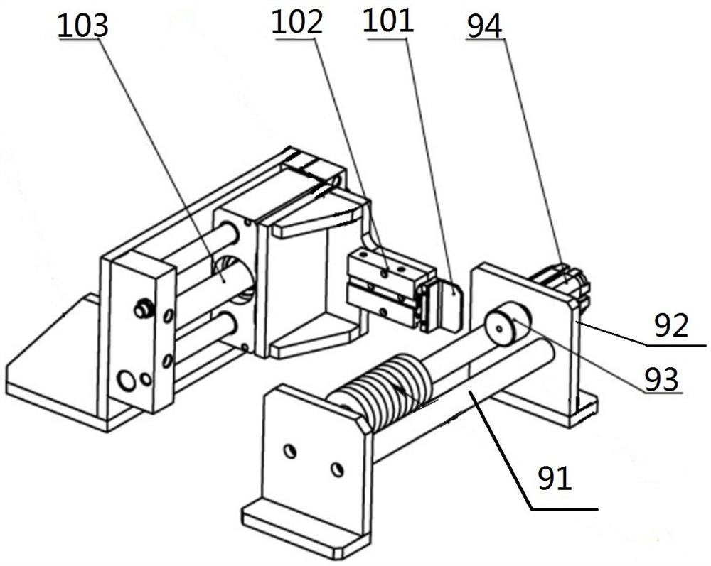 Detection device for annular magnetic steel