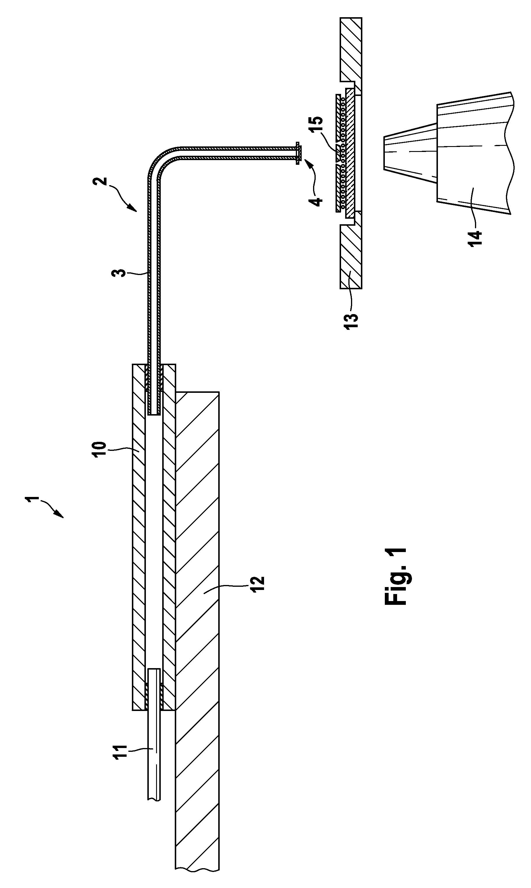 Method and device for transferring a microscopic, isolated sample, micro-dissection system comprising such a device and method for producing a nano-suction means