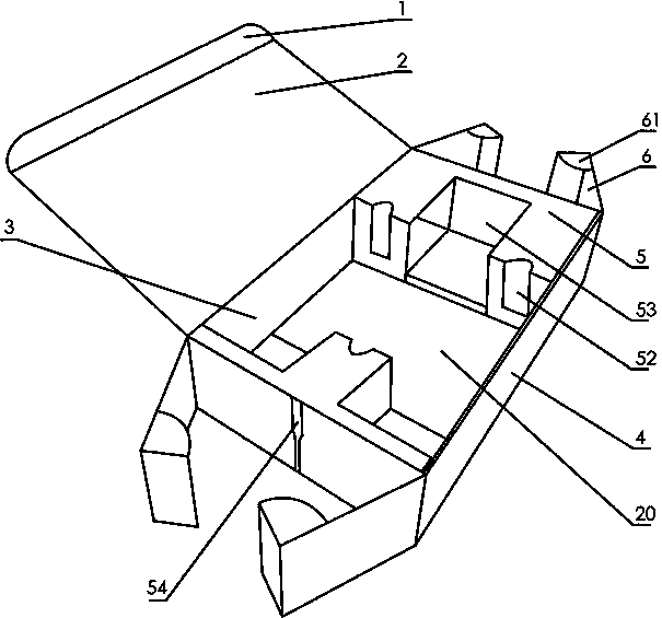 Integrated bottled packaging box